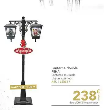 METRO Lanterne double peha offre