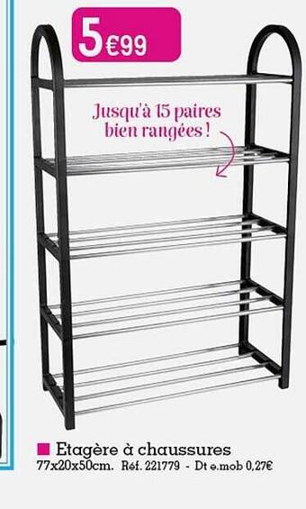 Étagère à chaussures