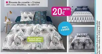 Housse de couette + 2 taies
