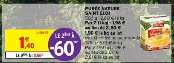 Intermarché Contact Purée nature saint éloi offre