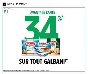 Intermarché Contact Galbani offre