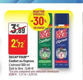 Décap'four confort ou express