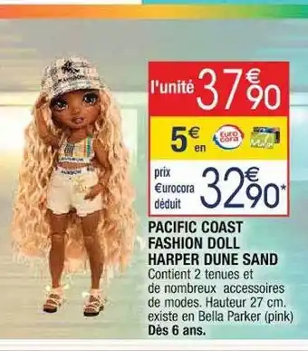 Pacific coast fashion doll harper dune sand