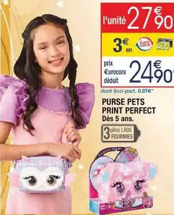 Purse pets print perfect