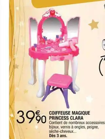 Coiffeuse magique princess clara