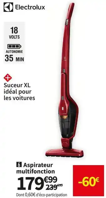 Conforama Electrolux aspirateur multifonction eerc75wrk offre