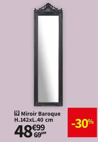 Conforama Miroir baroque offre