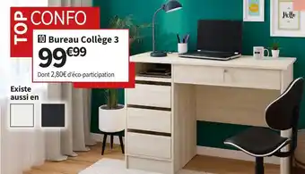 Conforama Bureau college 3 offre