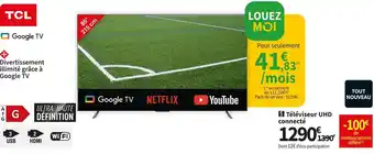 Conforama Tcl téléviseur uhd connecté 85p735 offre