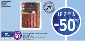 Intermarché Duo Mix 3 Chipolatas Et 3 Merguez offre