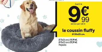 Centrakor Le coussin fluffy offre