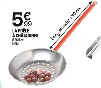Centrakor La poêle à châtaignes offre