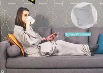 Centrakor Le plaid à manches offre
