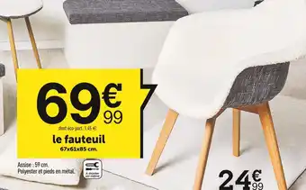 Centrakor Le fauteuil offre