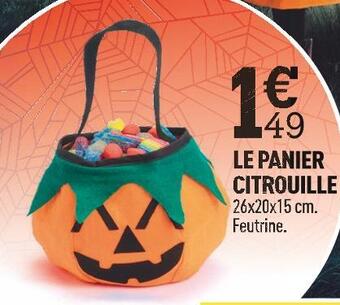 Centrakor Le panier citrouille offre