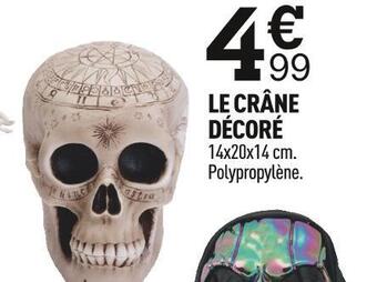 Centrakor Le crâne décoré offre
