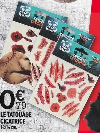 Centrakor Le tatouage cicatrice offre