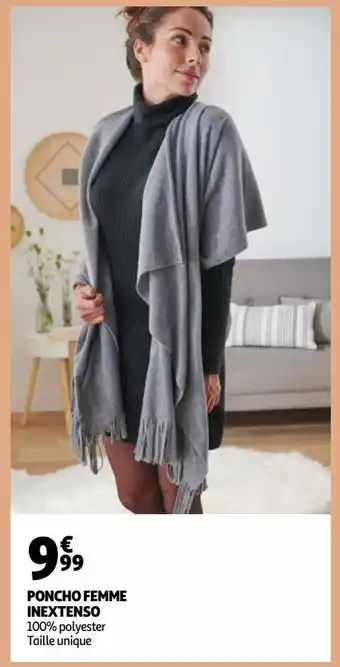Poncho femme inextenso