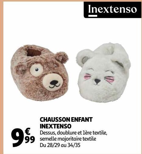 chausson bebe auchan