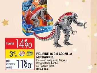 Cora x Carrefour Figurine 15 cm godzilla mechagodz offre