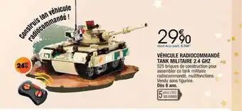 Cora x Carrefour Véhicule radiocommandé tank militaire 2.4 ghz offre