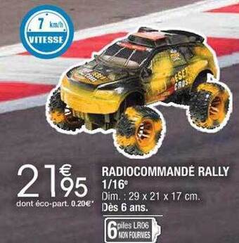 Radiocommandé rally 1-16e