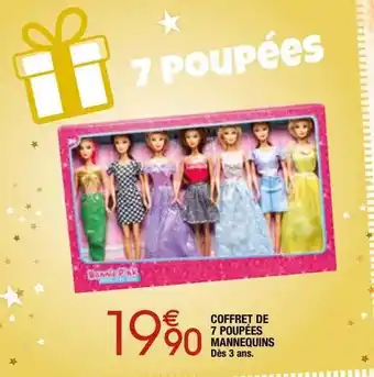 Migros Coffret de 7 poupées mannequins offre