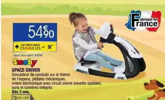 Migros Space driver smoby offre