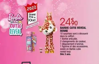 Barbie cutie reveal renne