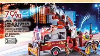 Camion de pompiers avec échelle 70935