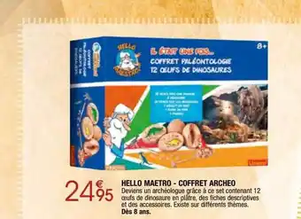 Migros Hello maetro - coffret archeo offre