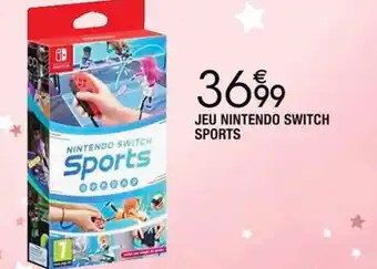 Cora x Carrefour Jeu Nintendo Switch Sports offre