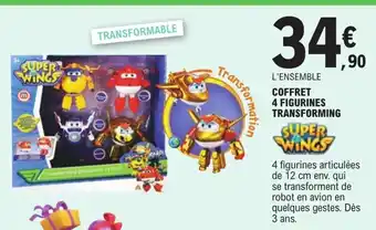 E.Leclerc Coffret 4 Figurines Transforming offre