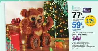 E.Leclerc Cubby L'Ours Curieux offre
