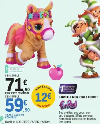 E.Leclerc Cannelle Mon Poney Coquet offre