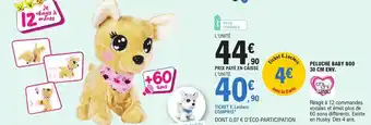 E.Leclerc Peluche Baby Boo 30 CM Env. offre