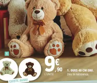 Ours en peluche leclerc on sale