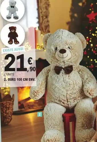 E.Leclerc Ours 100 CM Env. offre