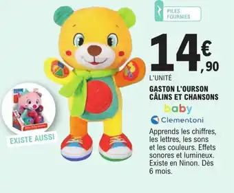 Gaston L'Ourson CĂąlins et Chansons