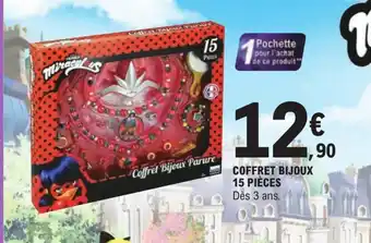 E.Leclerc Coffret Bijoux 15 Pièces offre