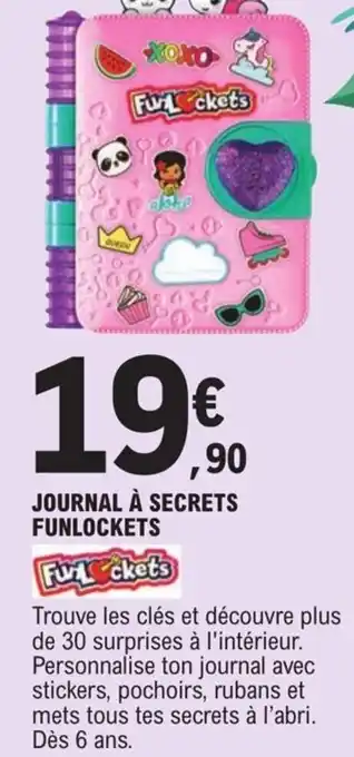 E.Leclerc Journal à Secrets Funlockets offre