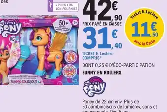 E.Leclerc Sunny en Rollers offre