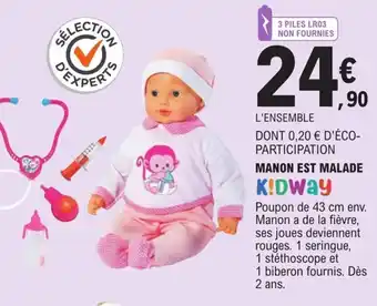 E.Leclerc Manon Est Malade offre