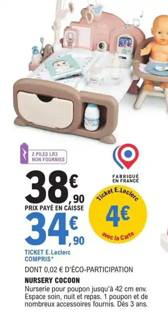 E.Leclerc Nursery Cocoon offre