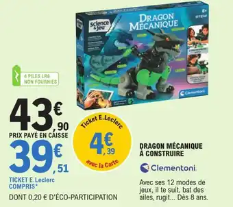 Dragon Mécanique à Construire