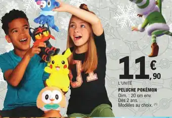 E.Leclerc Peluche Pokémon offre