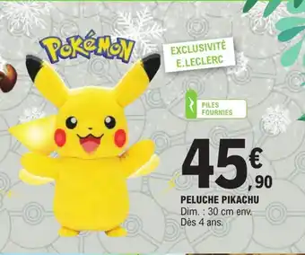 E.Leclerc Peluche Pikachu offre