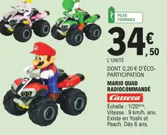E.Leclerc Mario Quad Radiocommandée offre