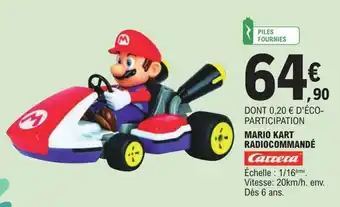 E.Leclerc Mario Kart Radiocommandée offre