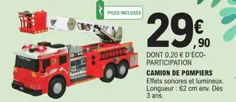 E.Leclerc Camion de Pompiers offre
